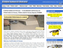 Tablet Screenshot of cistenikobercuostrava.eu